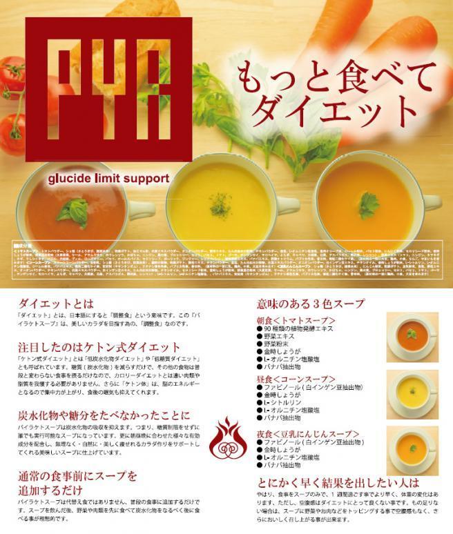パイラケトスープ ケトン体ダイエット 糖質制限 体脂肪減 サイズダウン